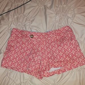 Red camel shorts